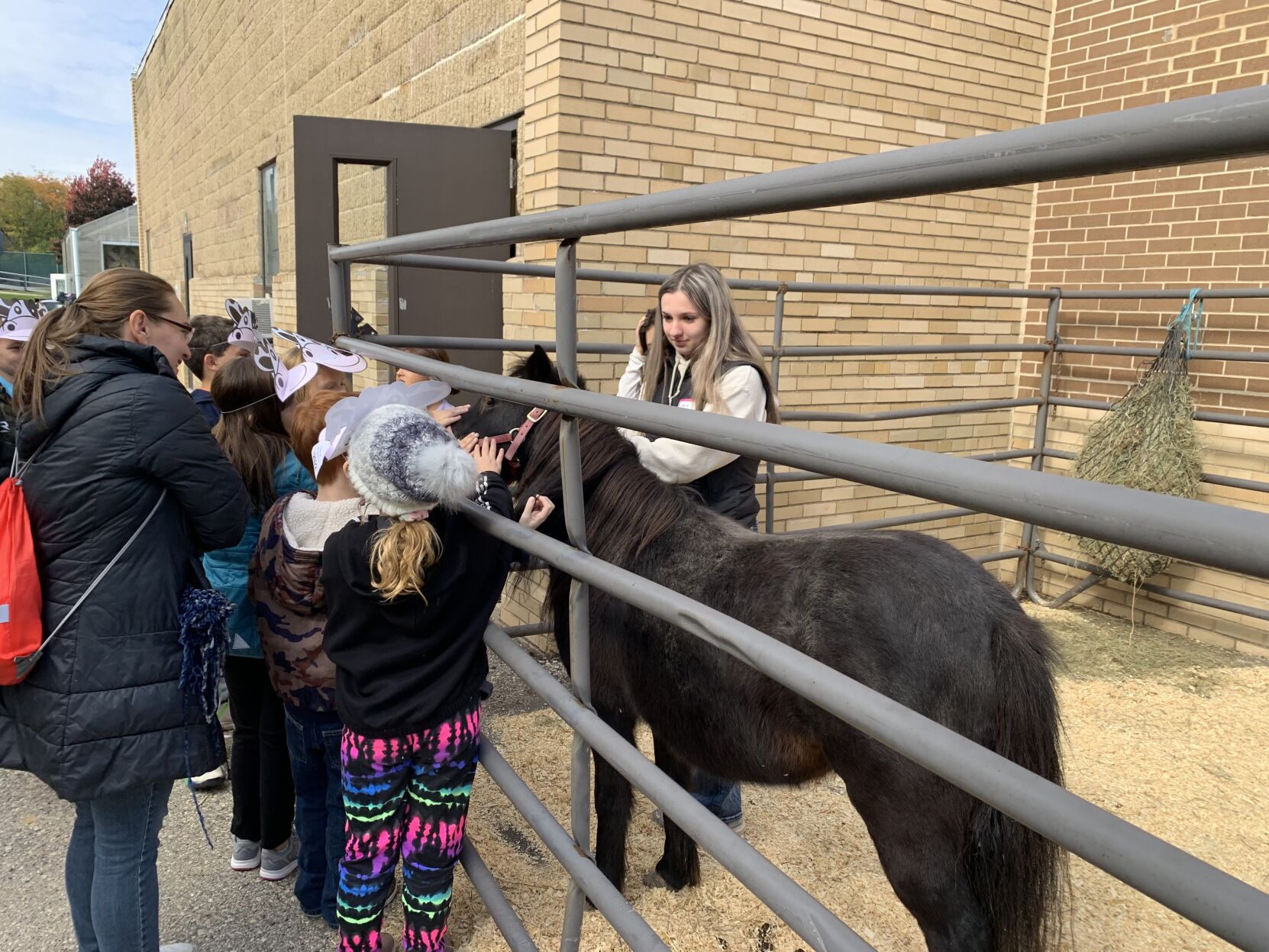 Students had the opportunity to hunt horses and other farm animals as part of White Science Day